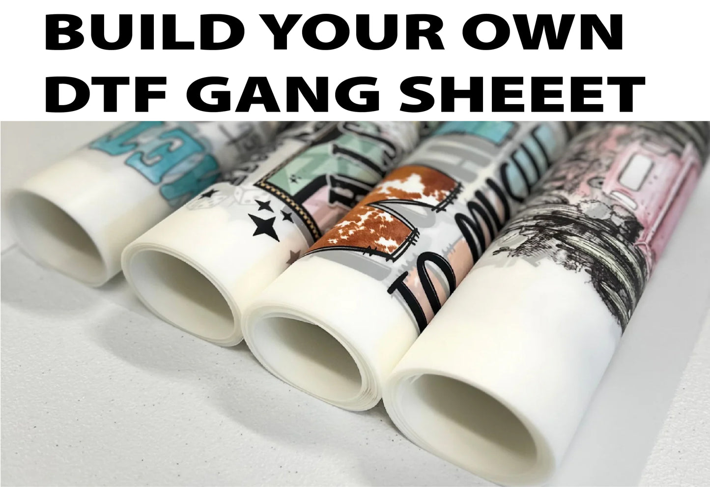 New Gang Sheet Builder for DTF (DIrect to Film Prints)